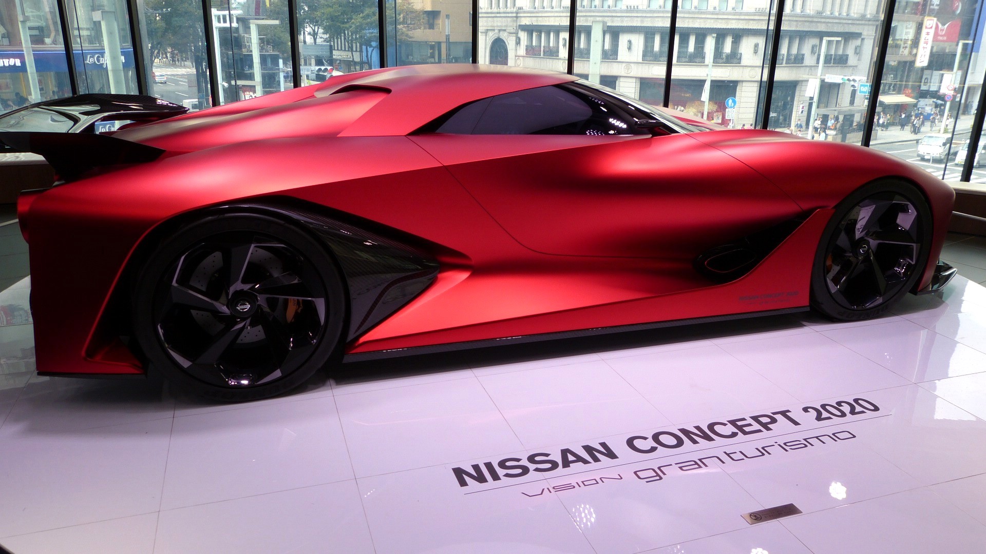 Nissan concept 2020 vision gran turismo in red